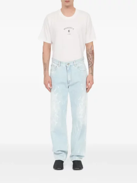 Blugi Mm6 Maison Margiela albastru
