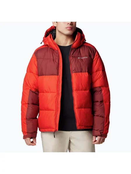 Kurtka puchowa Columbia Pike Lake II Hooded sail red/ spice czerwona