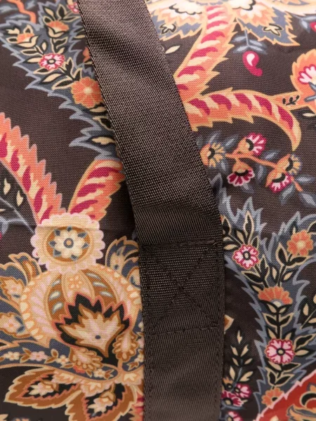 Geantă Etro cu imagine cu model paisley maro