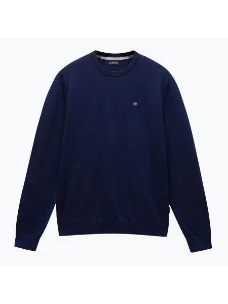 Sweter Napapijri z długim rękawem niebieski
