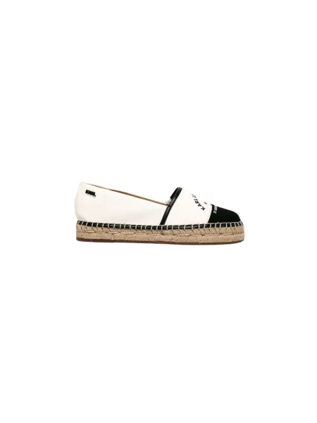 KARL LAGERFELD Espadryle biały