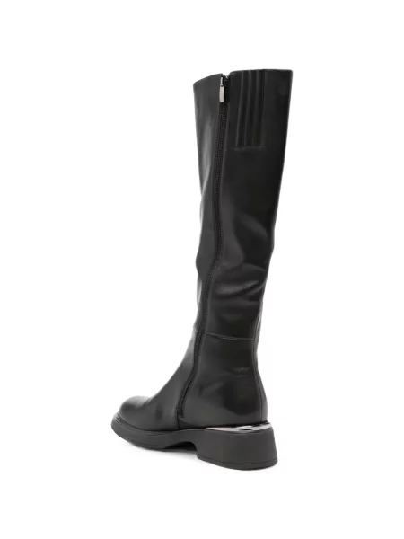 Botine Linda Baumann din piele negru