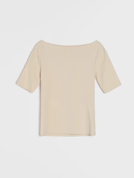 Футболка basic нюдовий