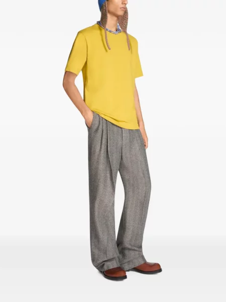 Tricou Dries Van Noten galben