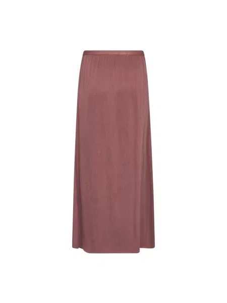 MOS MOSH Spódnice Kobieta brązowy S Skóra Midi Skirts czerwona