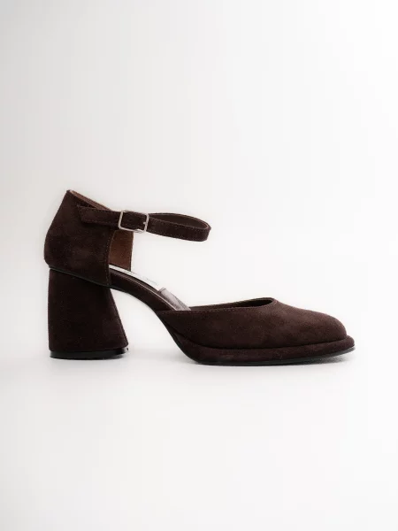 Замшевые туфли Emmelie Delage коричневые