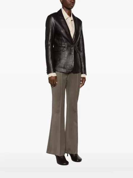 Geanta de piele The Jackie Leathers maro