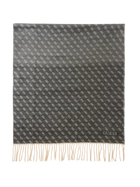 GUESS Fular bej / negru amestecat gri
