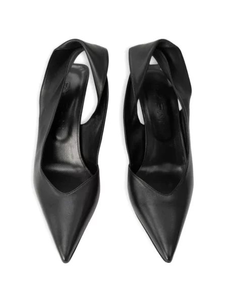 Pantofi cu toc By Far cu bretele negru