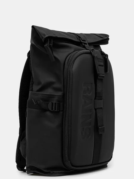 Rains plecak Texel Moulded Backpack W3 duży gładki czarny
