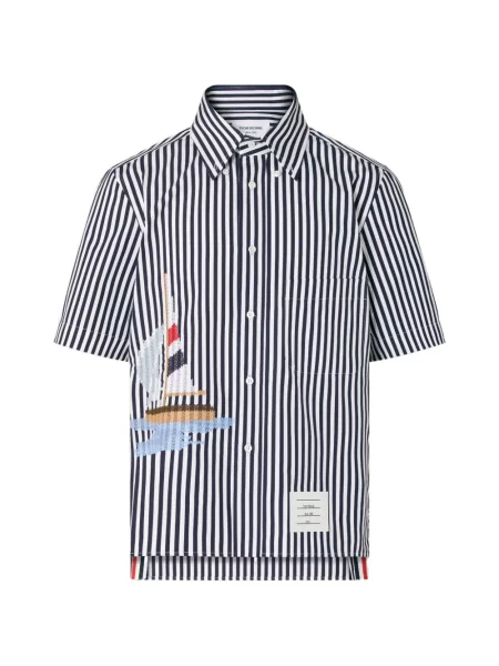 Cămașă Thom Browne albastru