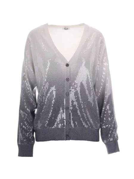 Cardigan Liu Jo cu paiete gri