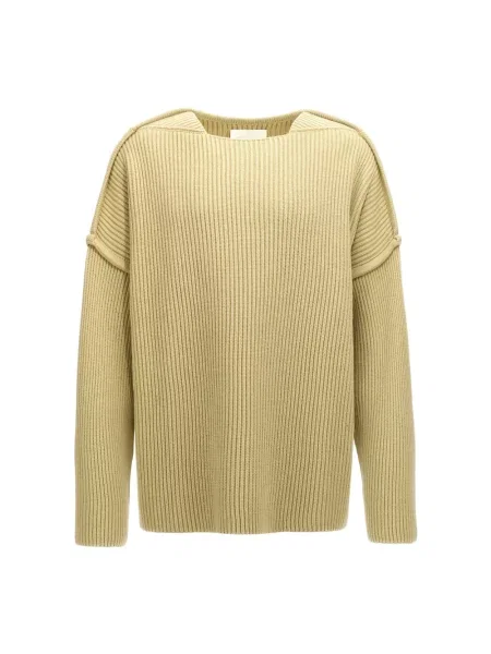 Sweter Jil Sander wełniany zielony