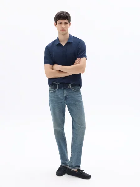 Tricou polo Celio albastru
