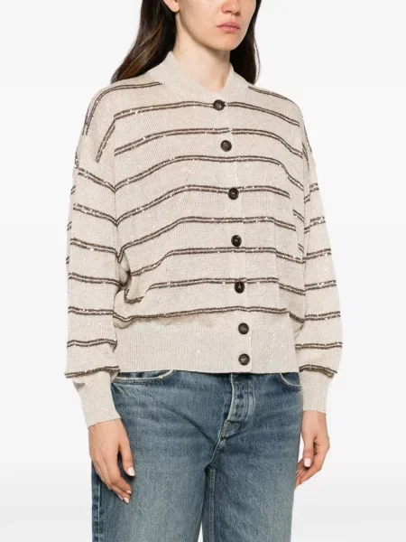 Cardigan Brunello Cucinelli cu paiete