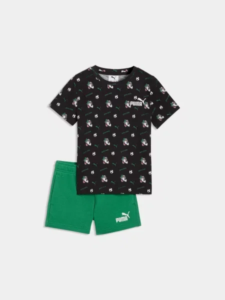 Дитячий Спортивний комплект PUMA Super Set комбінований верх чорний