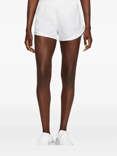 Golf pantaloni scurți Nike cu broderie din fleece alb