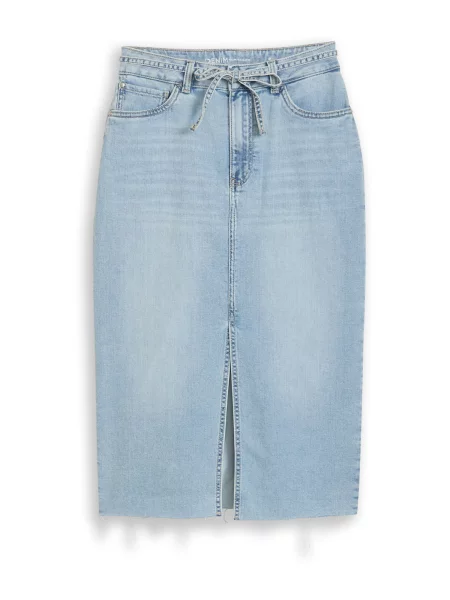 TOM TAILOR DENIM Fustă deschis albastru