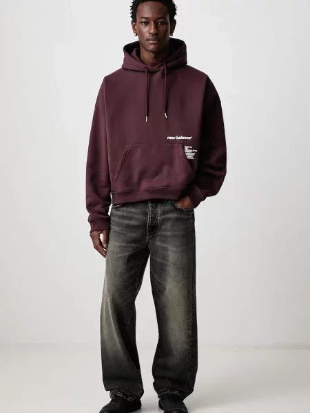Φούτερ New Balance Street Classics OH Hoodie Cherry Leather L