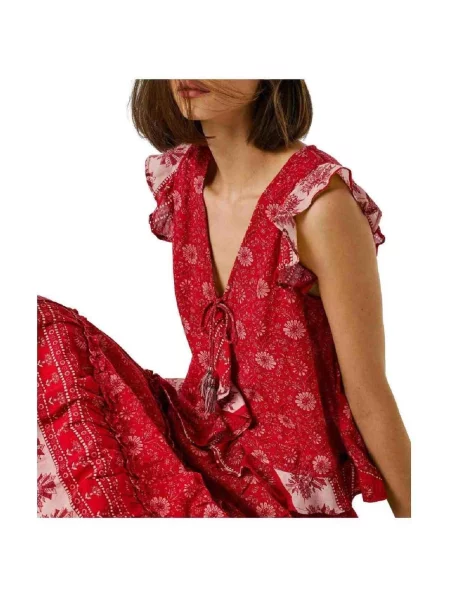 Top Pepe Jeans roșu