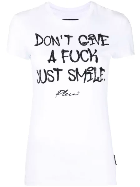 Tricou Philipp Plein alb
