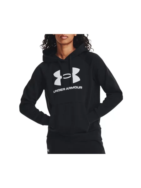 Bluza z kapturem Under Armour polarowa z autografem czarna