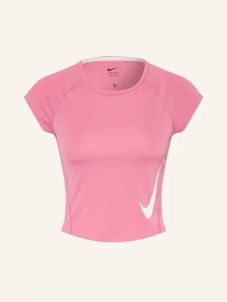 Běžecké tričko Nike Swoosh Run Dri-Fit peony/photon dust/white bílé