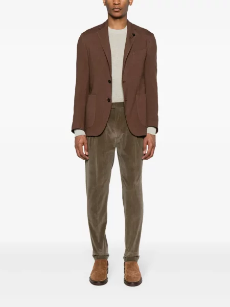 Kelnės Corneliani kordinis velvetas žalia