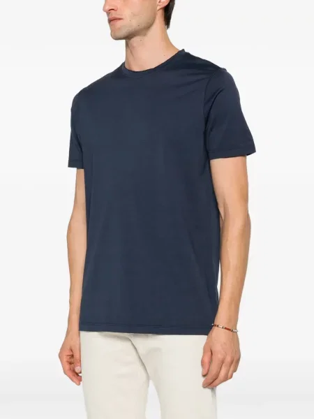 Scurt tricou Jeordie's albastru