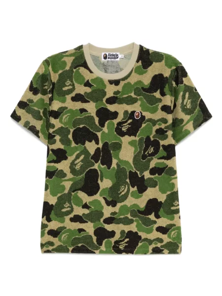 Tricou A Bathing Ape® din jacard verde