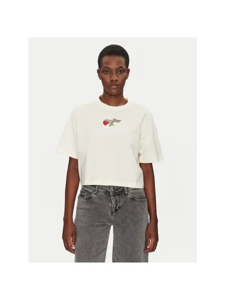Converse Majica Thorned Écru Oversize