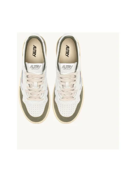 Sneakersy Autry skórzane zielone