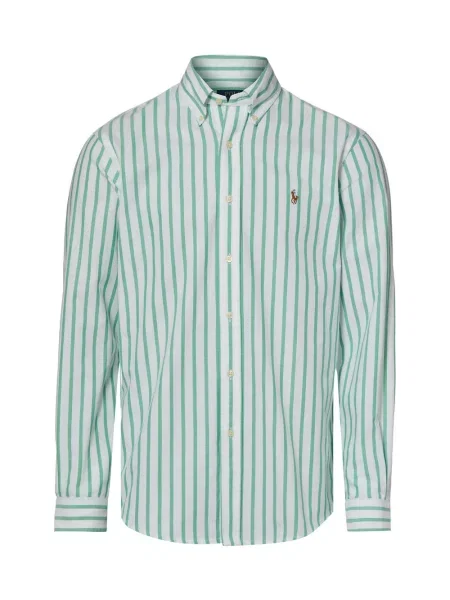 Polo Ralph Lauren Koszula Mężczyźni Modern Fit biały|zielony S biała
