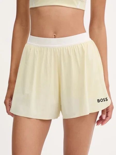 BOSS pantaloni scurți pentru femei bej