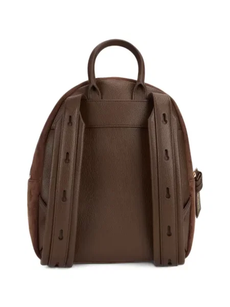 Rucsac Love Moschino cu autograf maro