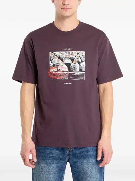 Scurt tricou Vans violet