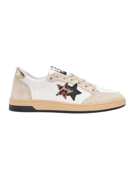 Sneakersy 2star zamszowe białe
