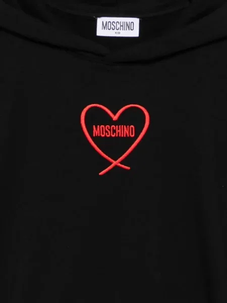 Bluza z kapturem dziecięca Moschino czarna