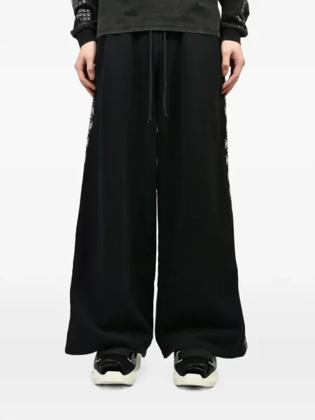 Pantaloni N.hoolywood alergare cu autograf negru