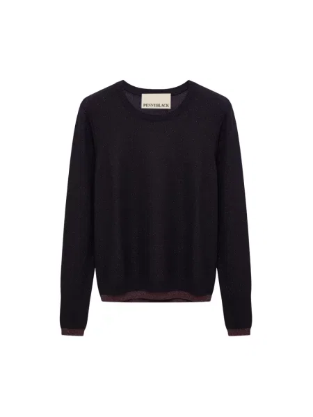 Sweter Pennyblack wełniany fioletowy