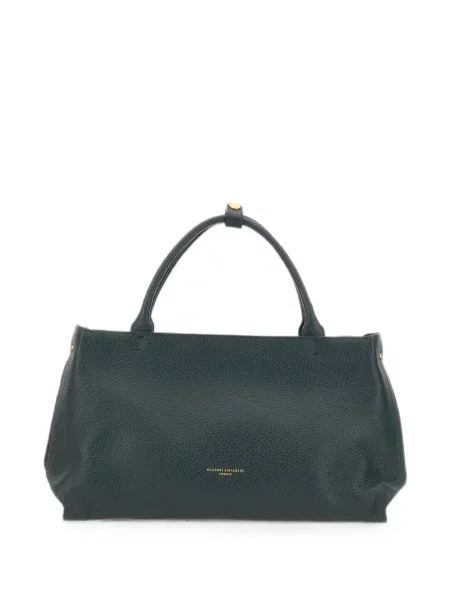Geantă shopper Gianni Chiarini din piele verde