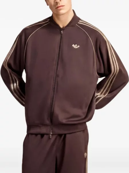 Sală de gimnastică hanorac Adidas cu autograf maro