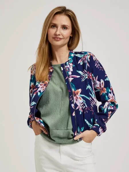 Kurtka Moodo niebieska