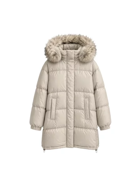 Kurtka puchowa Weekend Max Mara beżowa