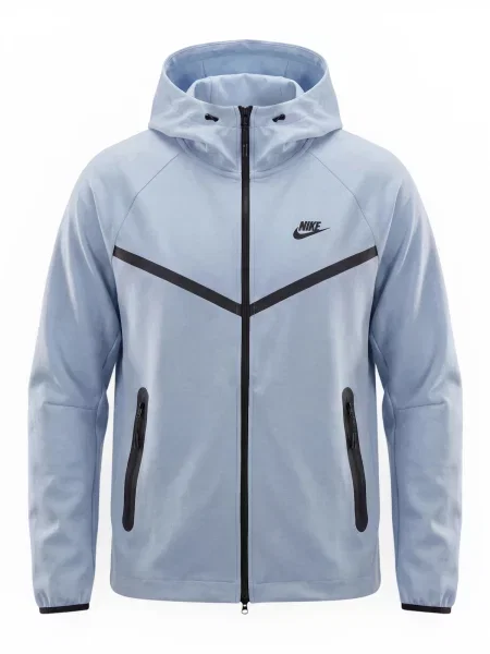 Nike Sportswear Geacă de primăvară-toamnă albastru deschis negru