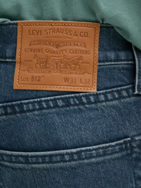 Дънки Levi's® от рипсено кадифе синьо
