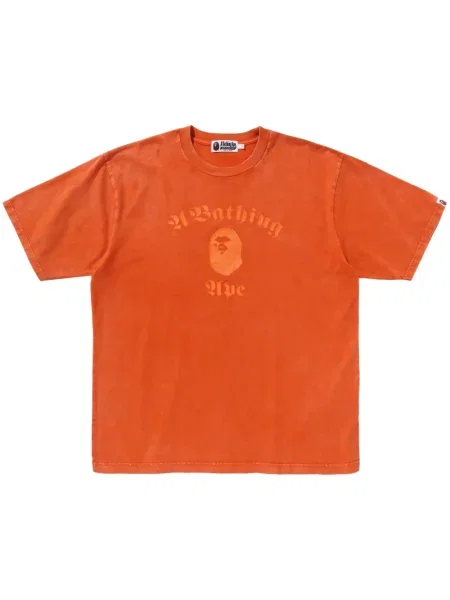 Tricou A Bathing Ape® cu imagine portocaliu
