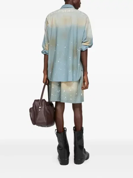 Pantaloni scurți Acne Studios albastru