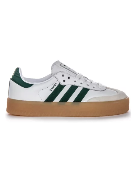 Sneakersy Adidas Originals skórzane retro białe