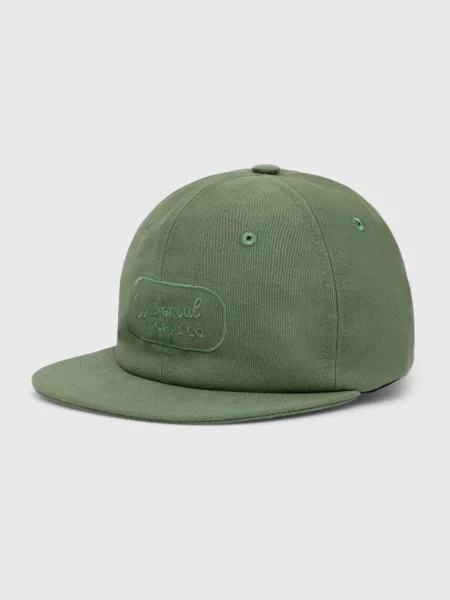Шапка с козирка Universal Works Baseball Hat с апликация зелено